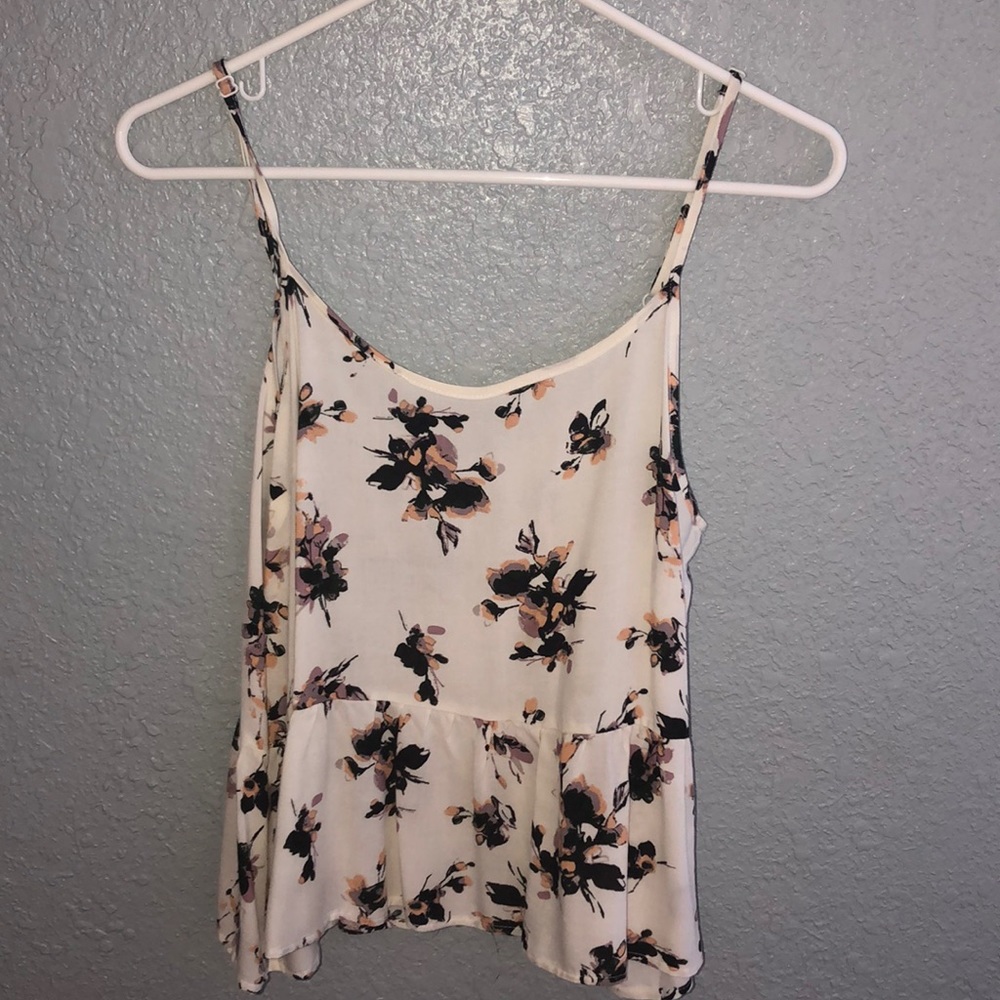 floral printed tank top